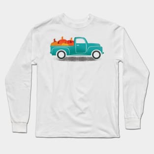 Pumpkin Pickup Truck Long Sleeve T-Shirt